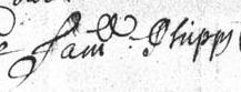 Samuel Phipps's Signature