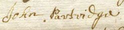 John Partridge's Signature
