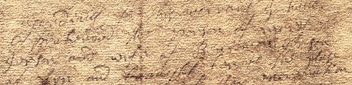 Sample of the Scribal Hand of Henry Collins