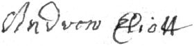 Andrew Elliot's Signature