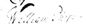 Sample of Signature of William Phips