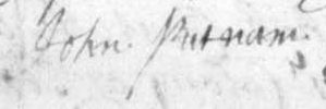 John Putnam, Jr.'s Signature