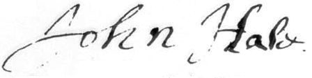 John Hale's Signature