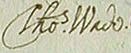Thomas Wade's Signature