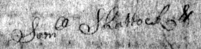 Samuel Shattuck's Signature
