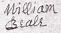 William Beale's Signature
